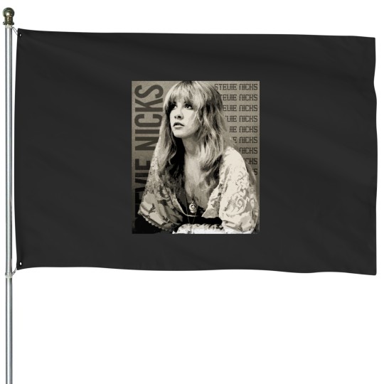 Discover Stevie Nicks Musical Icon Essential House Flags
