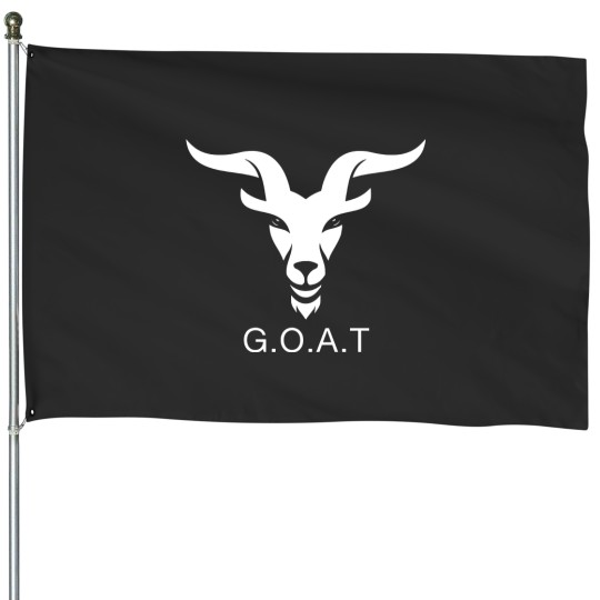 Discover G.O.A.T House Flag for Greatest of All Time Fans