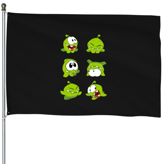 Discover Cut The Rope - Om Nom Pack 2 House Flags