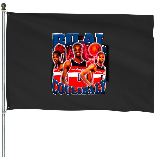 Discover Bilal Coulibaly Vintage  Retro 90's House Flags Basketball Player Bilal Coulibaly Vintage House Flags House Flags Vintage Bootleg Basketball House Flags House Flags