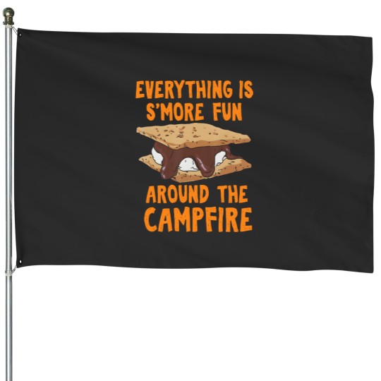 Discover Around The Campfire Camper Camping Campfire Advent House Flags