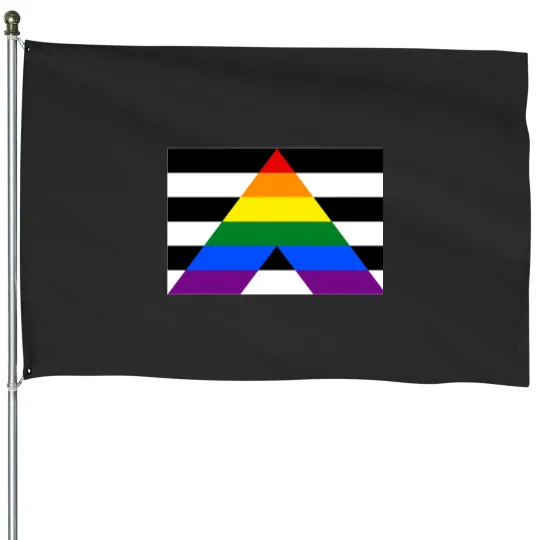 Discover LGBTQ Ally Pride Flag House Flags
