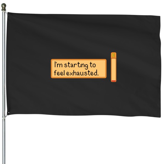 Discover I_m starting to feel exhausted House Flags
