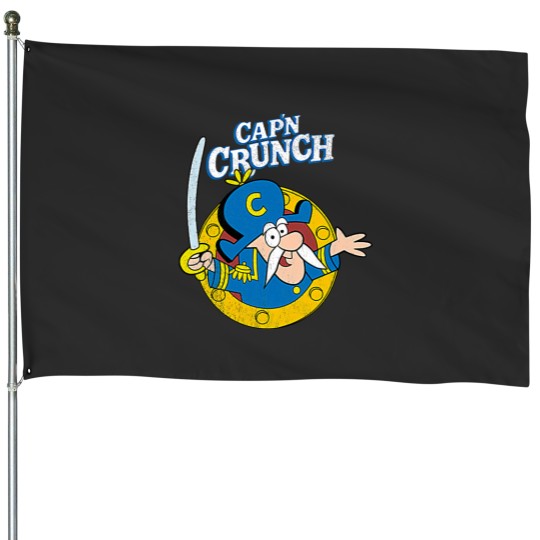 Discover Vintage Crunch Cereal House Flags House Flags