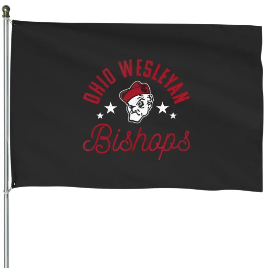 Discover ohio wesleyan university battling bishops logo House Flags
