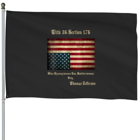 Discover American Flag Distress Upside Down Thomas Jefferson Patriot House Flags