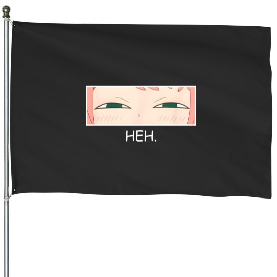 Discover Emotion Heh Cute Anya Funny House Flags