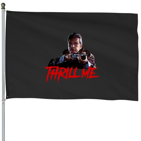 Discover Thrill Me Relive the Chills with Our 'Night of the Creeps' Inspired House Flags