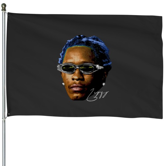 Discover YOUNG THUG House Flags | Rap House Flags Concert Merch Kanye