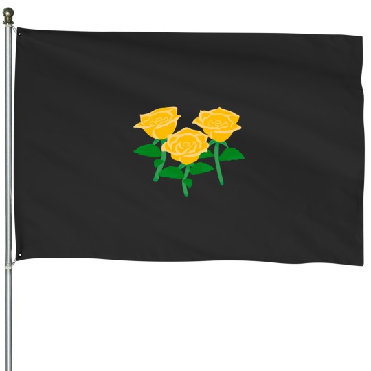Discover ACNH Yellow Rose Active House Flags
