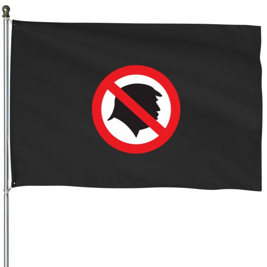 Discover No Trump Anywhere, Anytime, Anymore House Flags