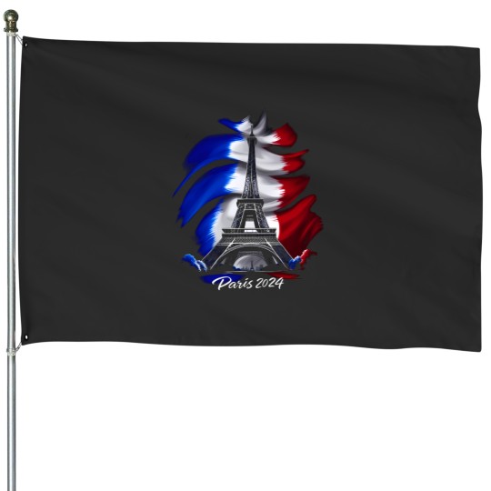 Discover Paris 2024 Olympics House Flag for Home Decor