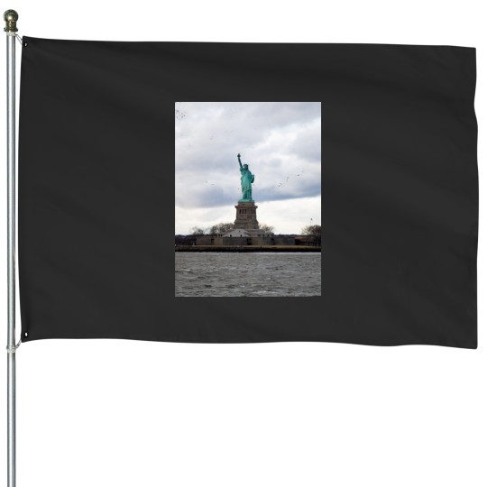 Discover Statue of Liberty(1) House Flags