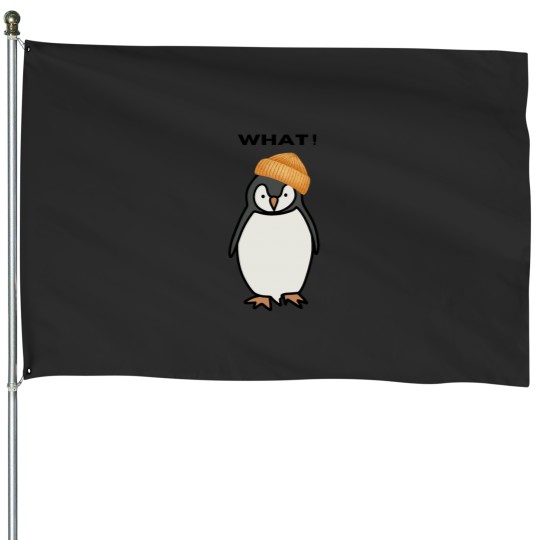 Discover penguin House Flags