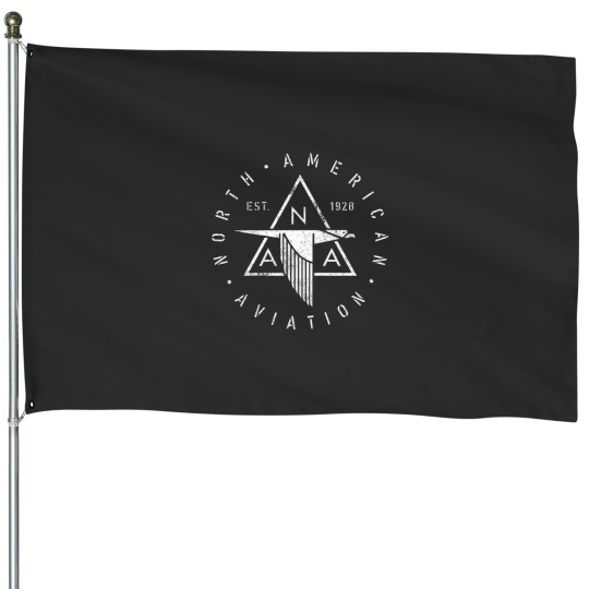 Discover North American Aviation - NAA Logo House Flags