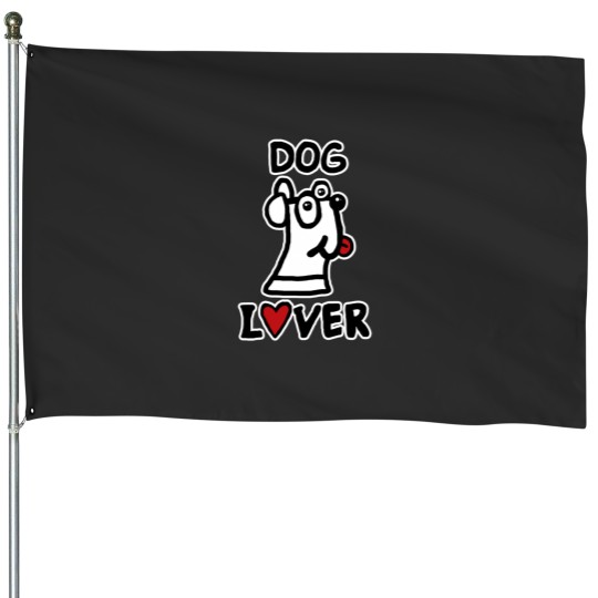 Discover Dog Lover House Flags