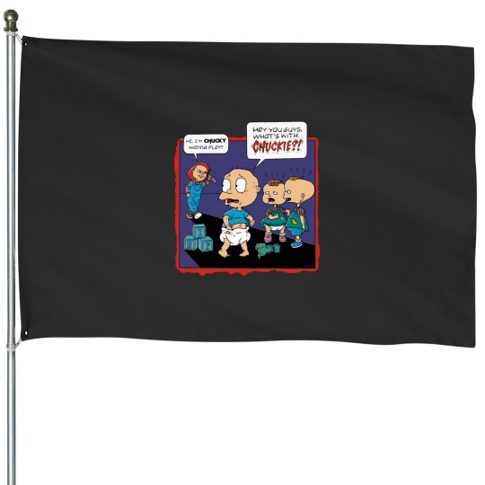 Discover Chuckie Chucky! Essential House Flags