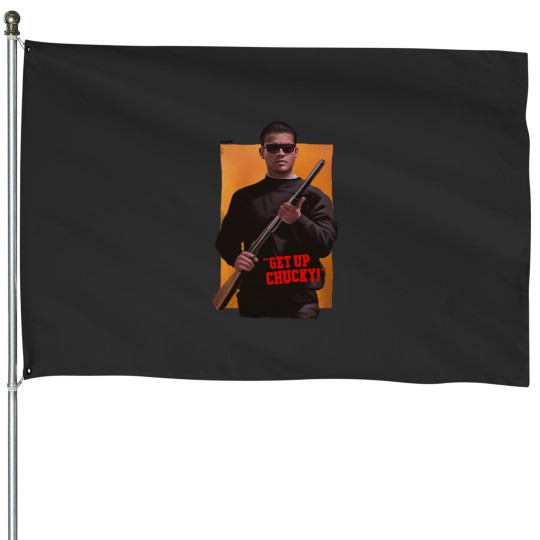 Discover Get Up Chucky! Blood In Blood Out Essential House Flags