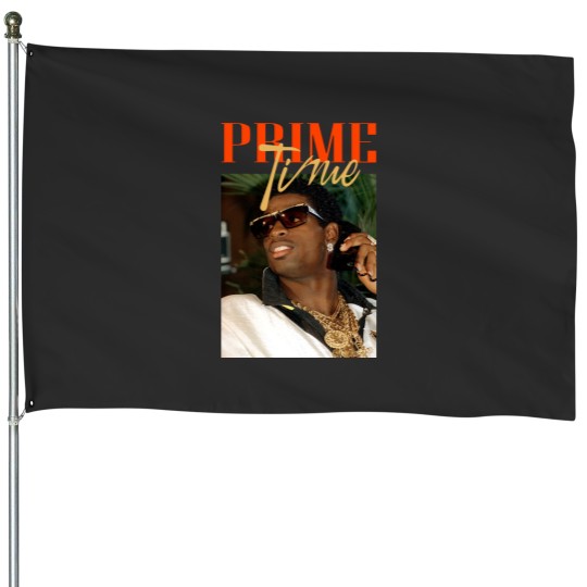 Discover Deion sport Sanders - Prime Time House Flags