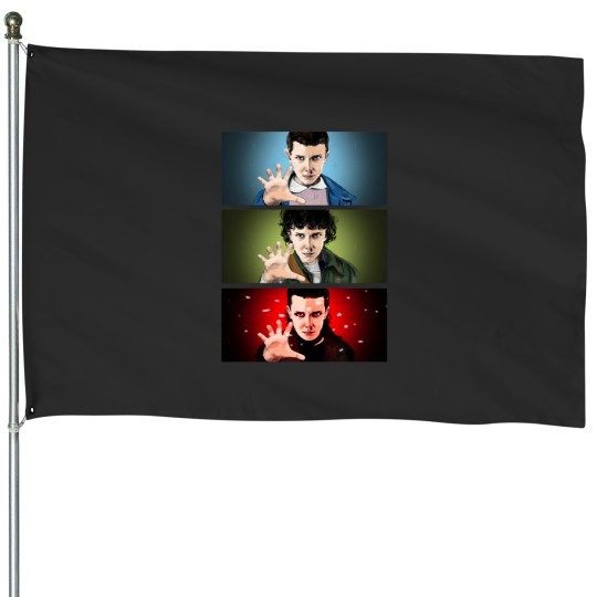 Discover Onze Stranger Thingss classique House Flags