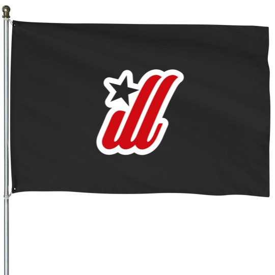 Discover to ill design logo House Flags