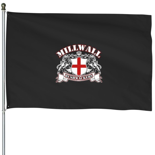 Discover Bushwackers , millwall fc, millwall football club, House Flags