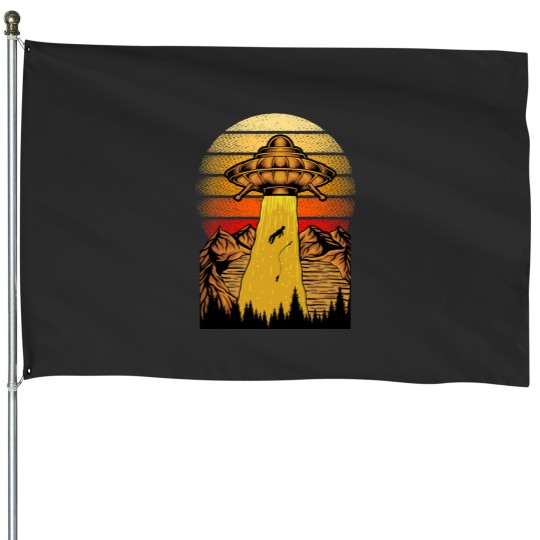 Discover Alien Are You Ready Halloween Fisherman House Flags