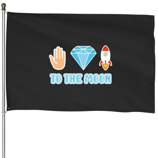 Discover Gamestonk To The Moon Gamestick Stop House Flags