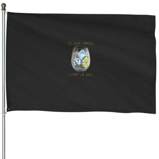 Discover Gin and tonic - Gengerelle Mask House Flags