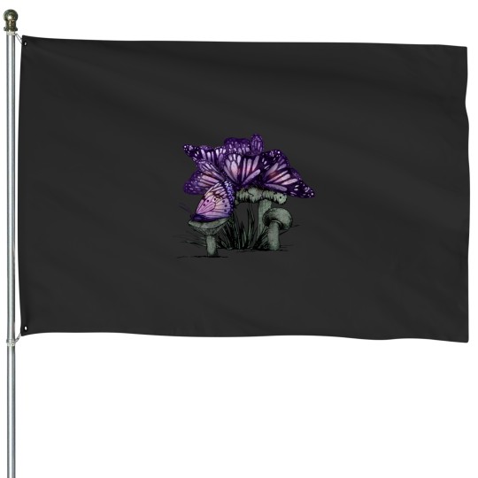 Discover sChampignons sPapillonss sclassiques House Flags