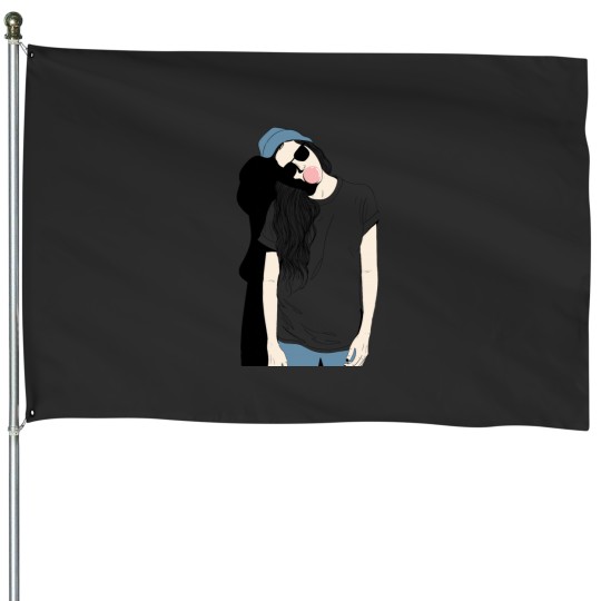 Discover sBads sGirls sVibes House Flags