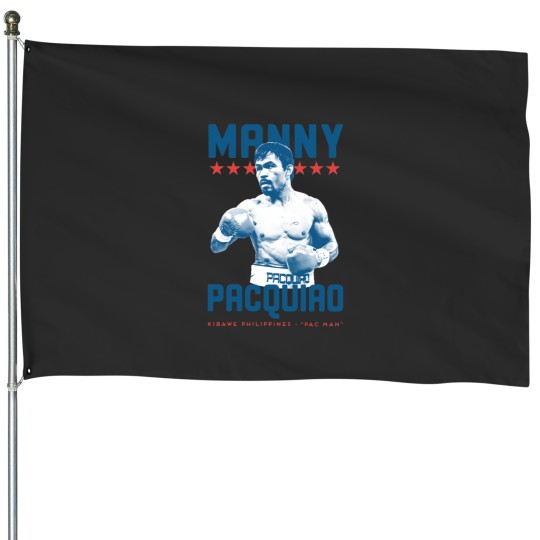 Discover Affiche de boxe Manny Pac Man Pacquiao House Flags