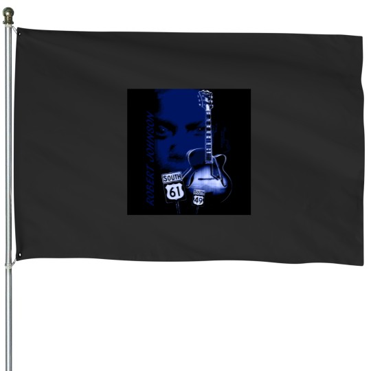 Discover Robert JOHNSON Bluesman Poster House Flags