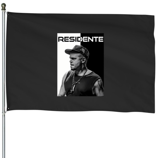 Discover Residente Calle 13 Rene Dog Spiced House Flags