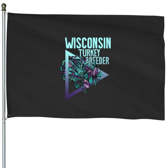 Discover Wisconsin Turkey Breeder House Flags