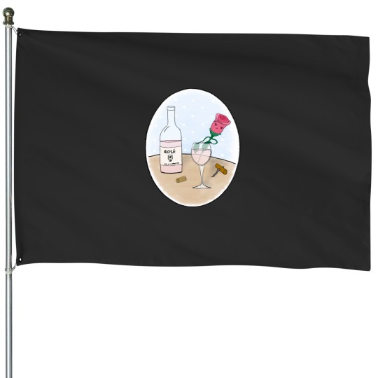 Discover A Rose In A Rosé WineBath House Flags