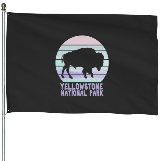 Discover YStone National Park Bison Buffalo House Flags