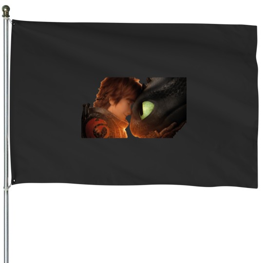 Discover hiccup  toothless House Flags