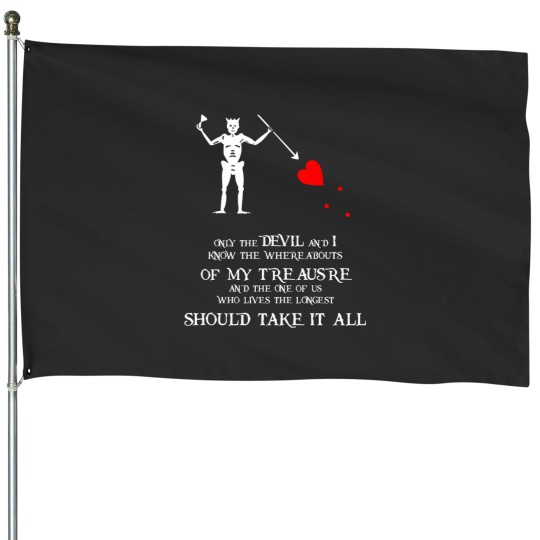 Discover Blackbeard - Treasure House Flags