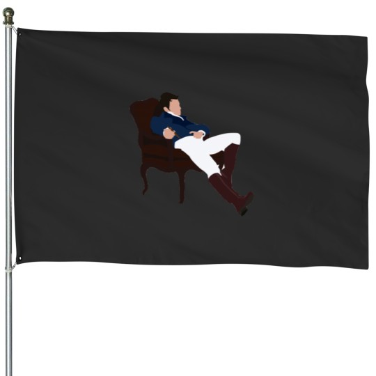 Discover Anthoot In Chair Cigar with Duke of Hastings Sticker House Flags