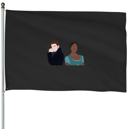 Discover anthony and kate Sticker1 House Flags
