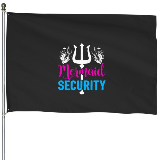 Discover Mermaid Secuirty Essential House Flags