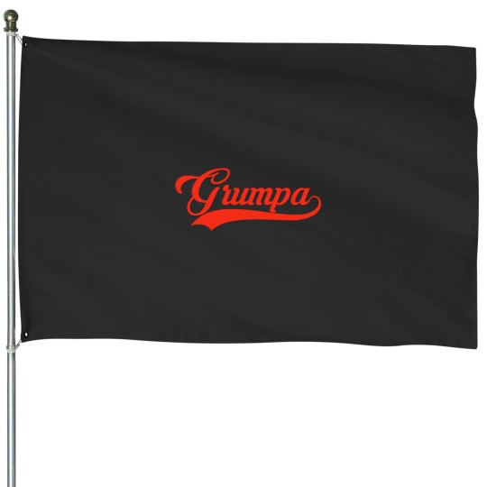 Discover Grumpy Grandpa Grumpa Active House Flags