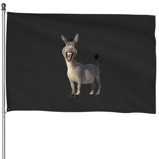 Discover Donkey from Shrek Movie Active House Flags
