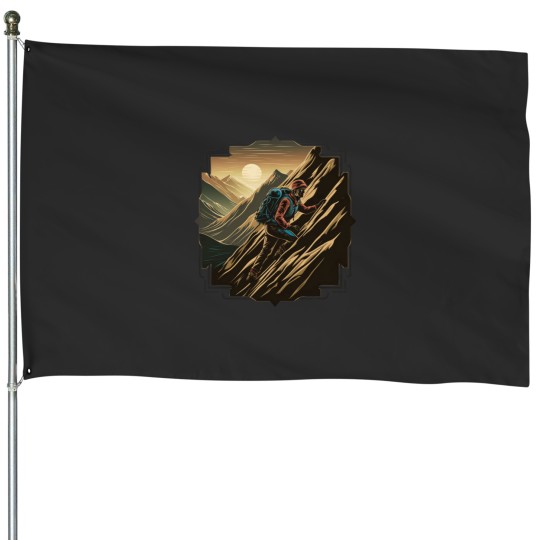 Discover Hike, Explore, Discover. House Flags
