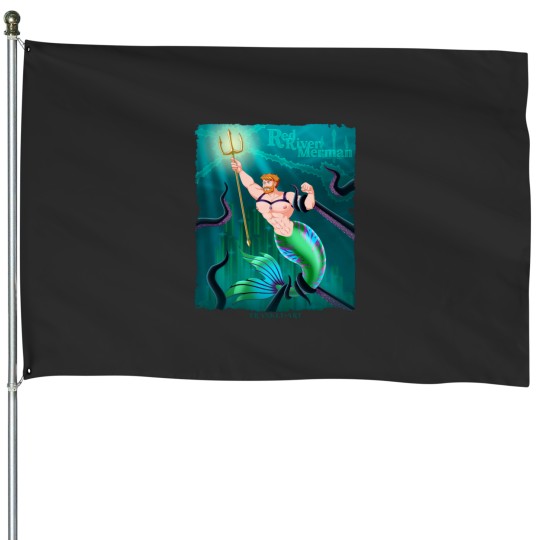 Discover Commission Red River Merman 2022 House Flags