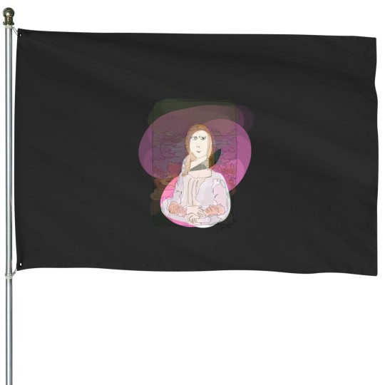 Discover Mona Lisa House Flags