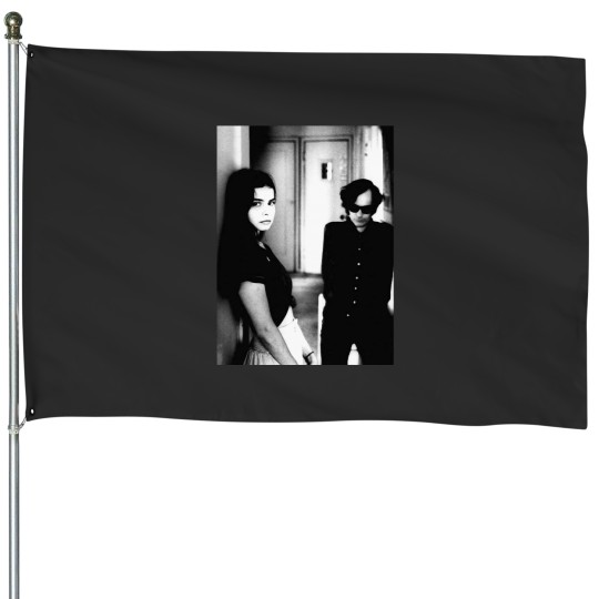 Discover Mazzy Star Alternative in Black and White Essential House Flags