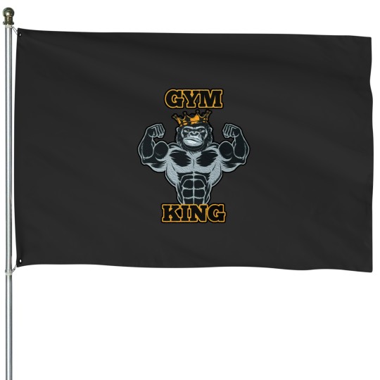 Discover Gorilla Tag Gorilla Gym King Essential House Flags