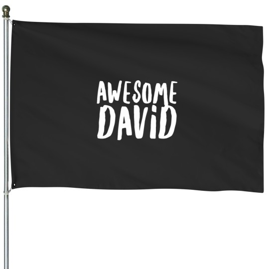 Discover Awesome David House Flags